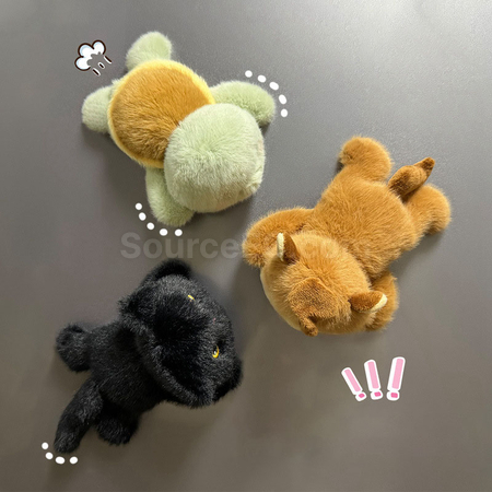 客製化卡皮巴拉絨毛玩偶冰箱貼禮品