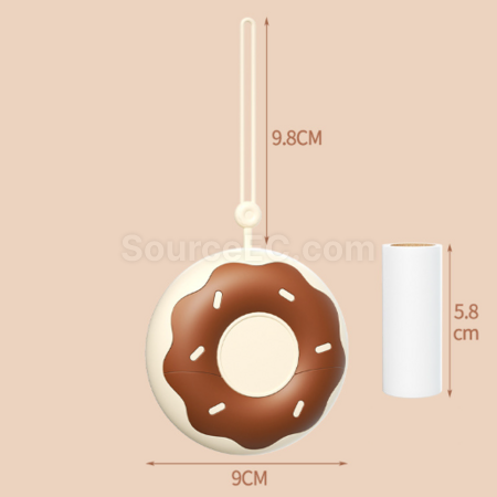 客製化甜甜圈便攜式粘毛器禮品
