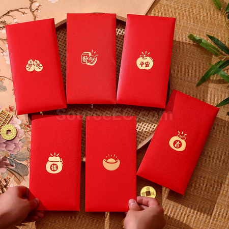 客製化簡約emoji紅包袋禮品