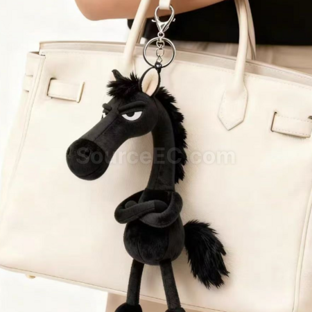 客製化高冷小馬掛件鑰匙扣禮品