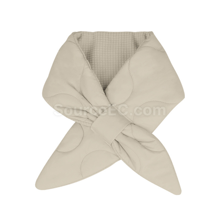 客製化韓版冬季新款針織羽絨棉圍脖禮品