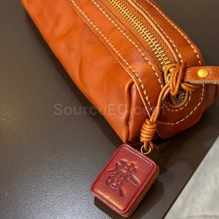客製化皮革麻將掛件鑰匙扣禮品
