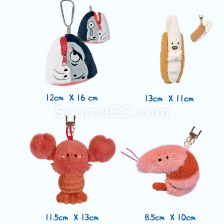 客製化海鮮玩偶掛件禮品
