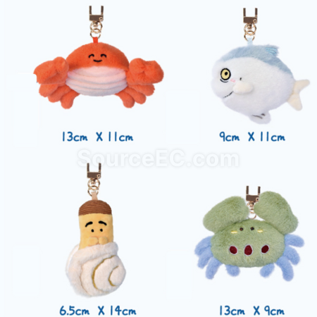 客製化海鮮玩偶掛件禮品