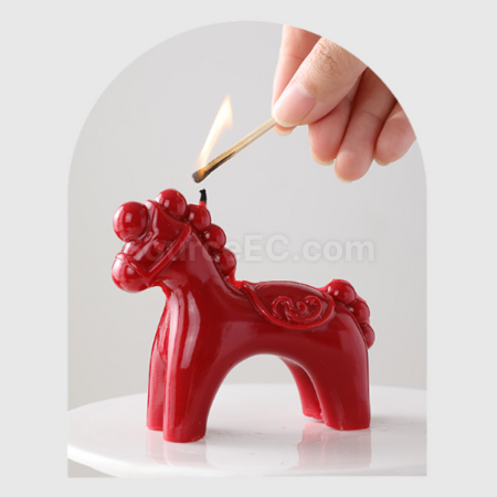 客製化新年搖搖馬香薰蠟燭禮品