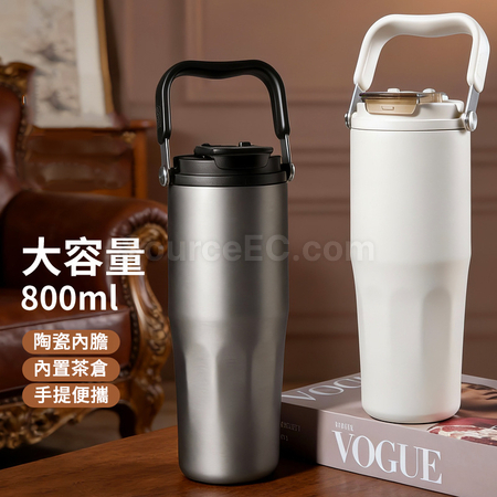 客製化不鏽鋼陶瓷保溫杯禮品