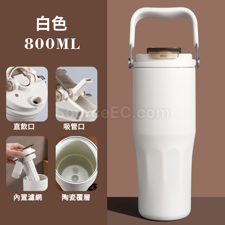 客製化不鏽鋼陶瓷保溫杯禮品