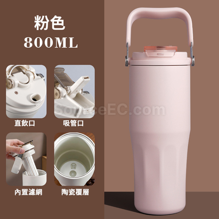 客製化不鏽鋼陶瓷保溫杯禮品