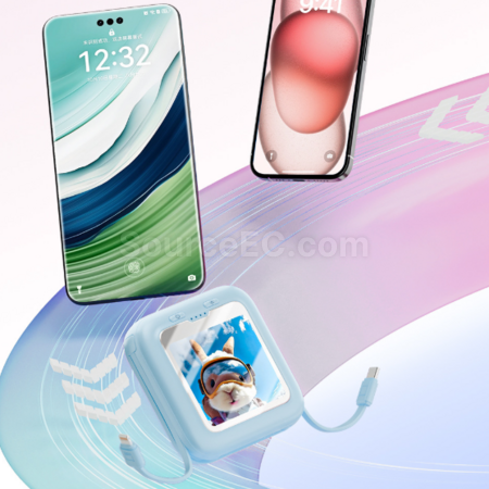 客製化3C認證發光化妝鏡行動電源禮品