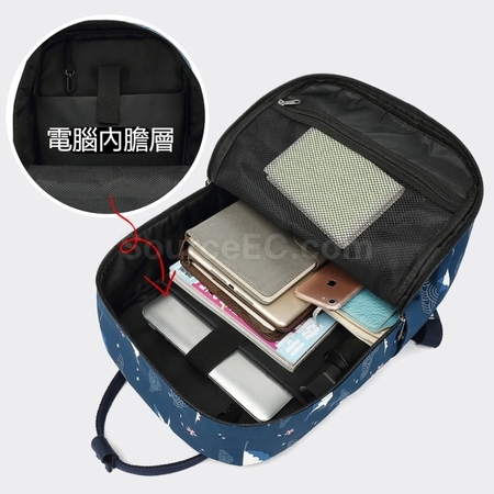 客製化輕量折疊拉桿雙肩背包禮品