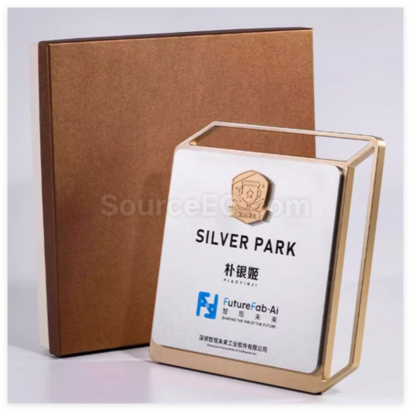 客製化磨砂金屬獎牌禮品