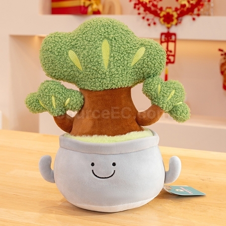 客製化植物盆栽玩偶禮品