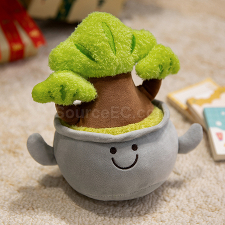 客製化植物盆栽玩偶禮品