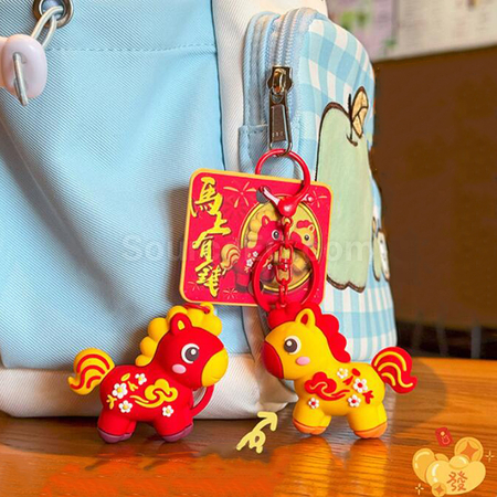 客製化小馬鑰匙扣掛件禮品