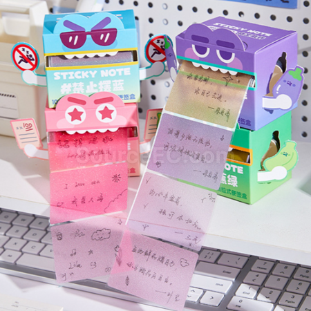 客製化抽拉式透明便條紙Memo紙禮品