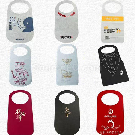 客製化無綁帶一次性圍裙禮品