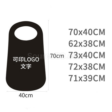 客製化無綁帶一次性圍裙禮品