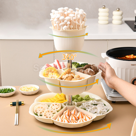 客製化旋轉火鍋備菜盤禮品