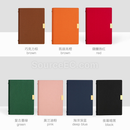 客製化三折活頁可拆卸筆記本禮品