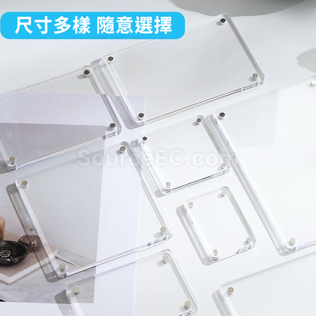 客製化壓克力小卡照片相片相框冰箱貼禮品