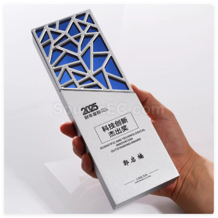 客製化創意鏡面水晶獎杯禮品