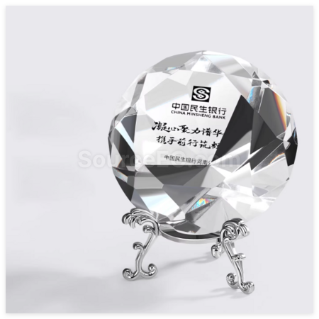 客製化創意鑽石水晶獎座禮品
