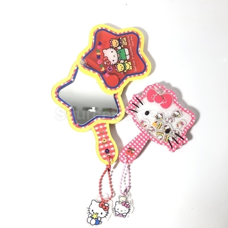 客製化搖搖樂手持鏡子DIY禮品