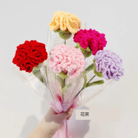 客製化扭扭棒康乃馨鬱金香花束禮品