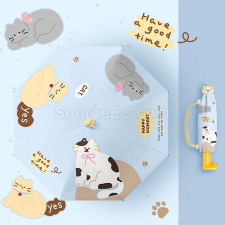 客製化小猫晴雨傘禮品