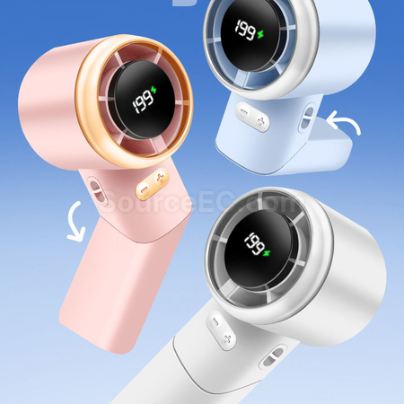 客製化多角度旋轉折疊手持風扇禮品