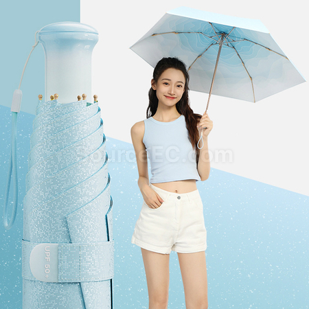 客製化冰絲抗UV晴雨傘禮品
