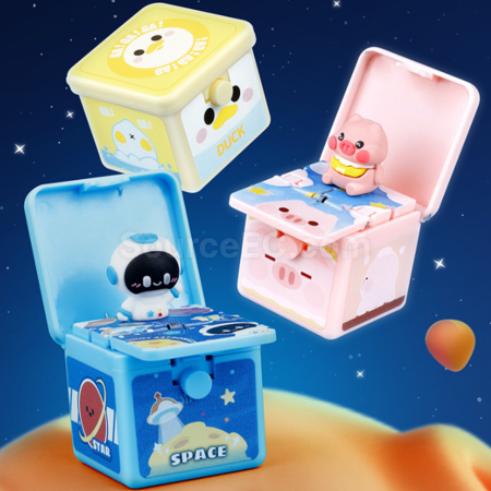 客製化解壓3D公仔驚喜盒子鑰匙扣禮品