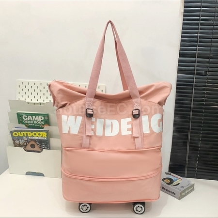 客製化旅行可伸縮帶輪滑旅行袋禮品