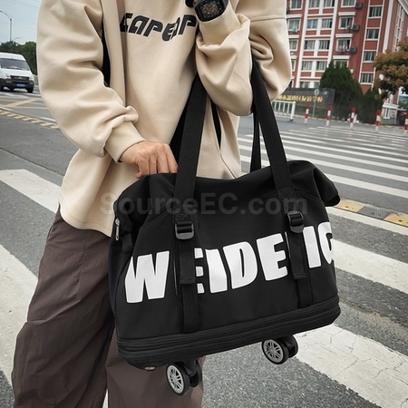 客製化旅行可伸縮帶輪滑旅行袋禮品