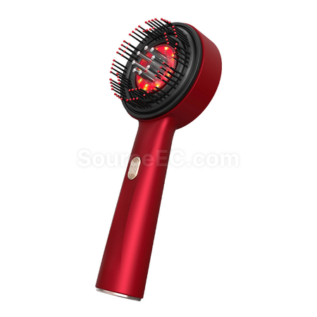 客製化頭皮電動按摩梳生髮儀紅光養髮梳禮品