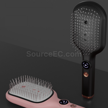客製化頭皮電動按摩梳生髮儀紅光養髮梳禮品