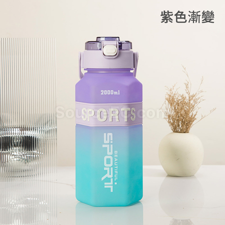 客製化六邊形運動水壺禮品