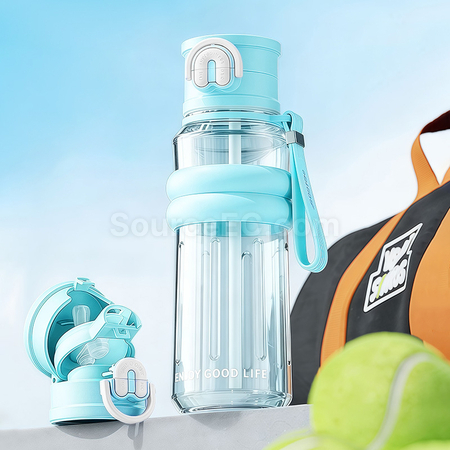 客製化雙飲吸管運動太空瓶禮品