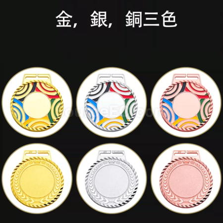 客製化彩虹款金屬獎牌禮品