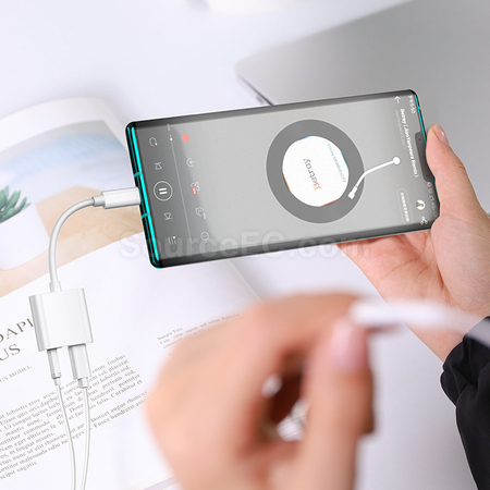 客製化Type - C二合一耳機充電擴充器禮品