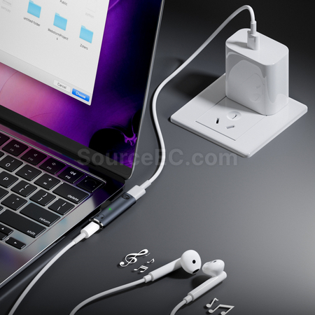 客製化Type-C二合一耳機充電擴充器禮品