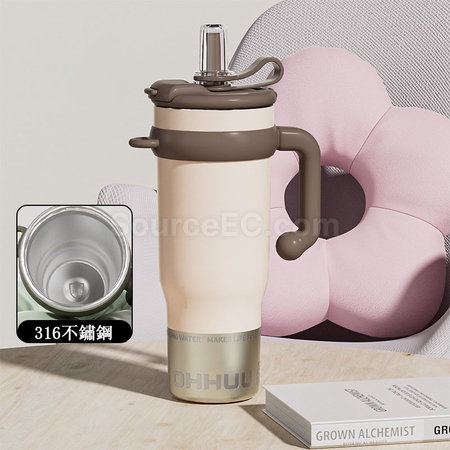客製化大容量不鏽鋼吸管冰霸杯禮品
