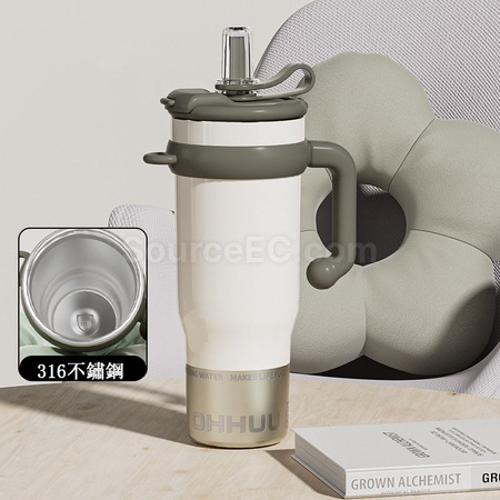 客製化大容量不鏽鋼吸管冰霸杯禮品