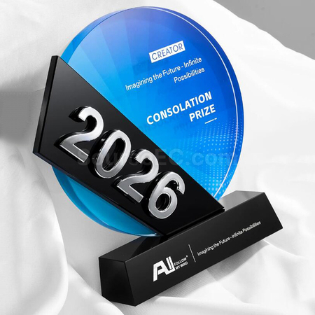 客製化2026水晶獎座禮品
