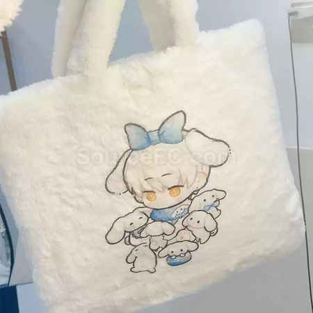 客製化毛絨袋兔絨包禮品