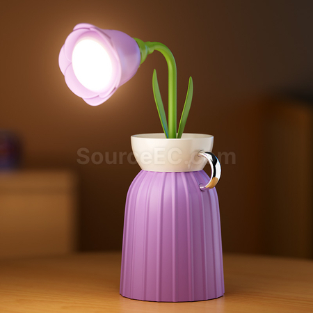 客製化花朵檯燈擺件禮品