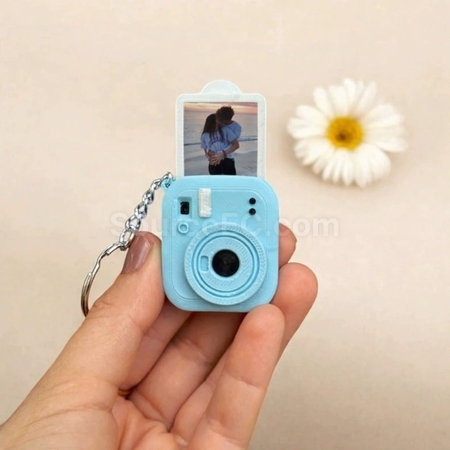客製化3D列印拍立得鑰匙扣可放小照片禮品
