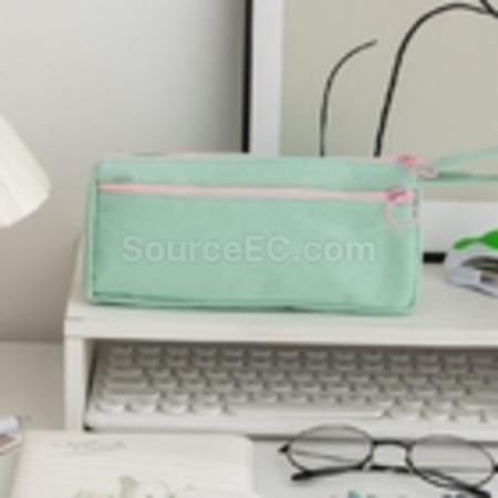 客製化拼色學生文具筆袋禮品