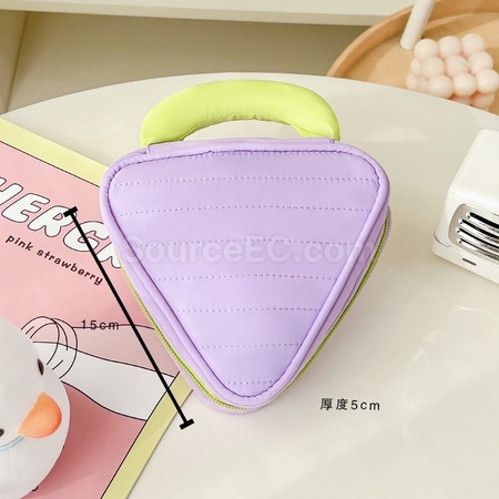客製化三角形手提化妝包禮品