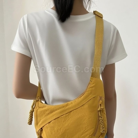客製化尼龍布斜挎餃子包禮品